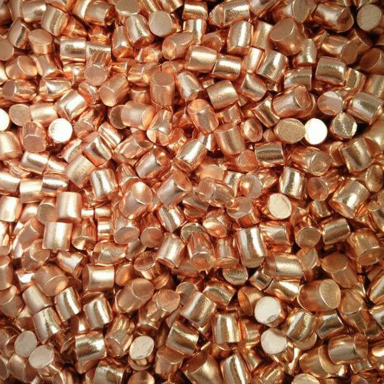 廢舊電線粉碎分離機(jī)分離出的銅米顆粒